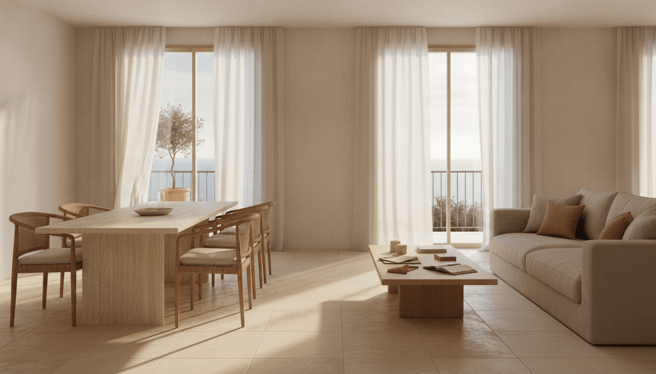 Tarifs d'une décoratrice d'intérieur sur la Côte d'Azur : au m², au forfait, à la mission — mon décryptage clair